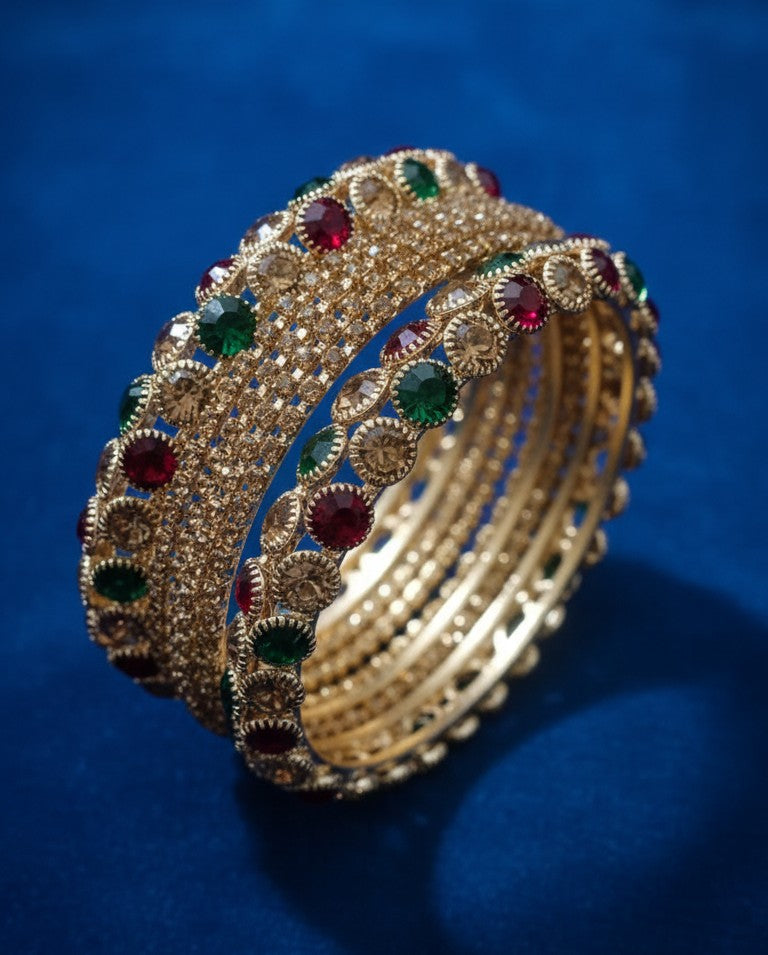 Royal Green Grow Bangles – Premium Traditional Bangles Set