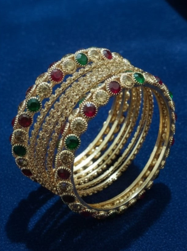 Royal Green Grow Bangles – Premium Traditional Bangles Set