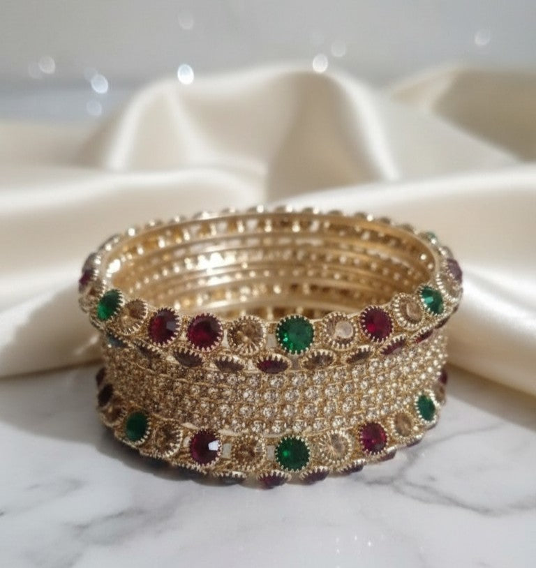 Royal Green Grow Bangles – Premium Traditional Bangles Set